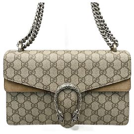 Gucci Dionysus Top Handle Chain GG Coated Canvas medium