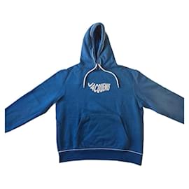 Hoodie mit Wellenprint und Logo - Jacquemus
