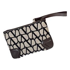 Valentino Garavani Valentino Pouche VLogo Canvas PM