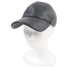 Baseballkappe aus Leder Monogram Shadow von Louis Vuitton