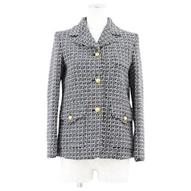 Chaqueta de mezcla de lana GG Jacquard Gucci
