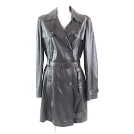 Autre Marque Abrigo Trench Hugo Boss de Cuero de Cordero