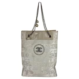 CHANEL Effimero Esclusiva Giappone Logo CC Coco Mark Borsa a Spalla Verticale con Doppia Catena