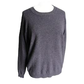 FALCONERI Rundhals-Pullover aus dunkelviolettem Kaschmir TM Neuzustand - Autre Marque