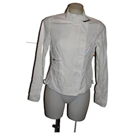 Chaqueta de algodón Woolrich Blanca S