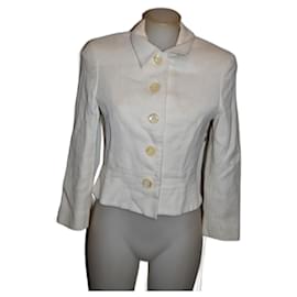 Chaqueta Versus de algodón blanca