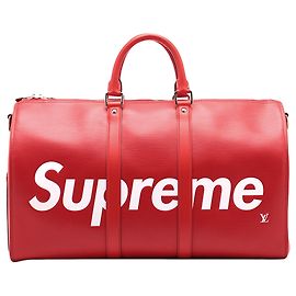 Louis Vuitton Keepall Bandoulière 45 Epi Rosso Supreme