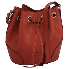 Borsa a secchiello brillante Gucci in pelle Diamante piccola