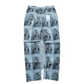 sublime jeans a gamba larga di Acne Studios con stampa di statue taglia W32 / 42 FR nuovo con etichette