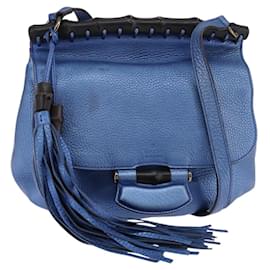 Borsa a tracolla in pelle Gucci Nouveau Fringe piccola