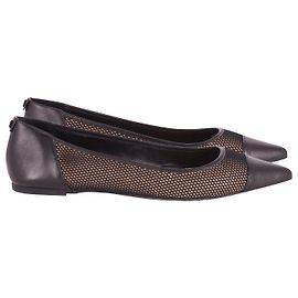 Ballerine Punta Michael Kors in Pelle Nera