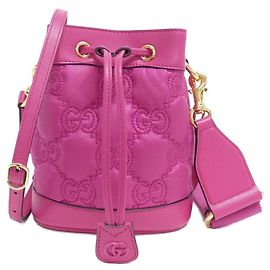 Gucci GG Matelassé Leder Schultertasche