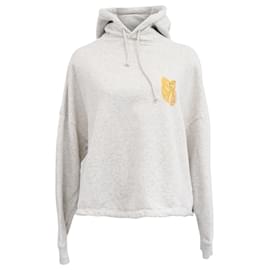 Hoodie Mélange Daniel in Cotone Grigio di Ba&Sh