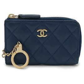 Chanel Matelassé Lammleder Münzbörse