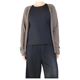 Brauner Cashmere-Cardigan offen - Größe M - Autre Marque