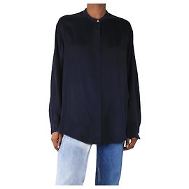 Forte Forte Seidenbluse in Marineblau - Größe UK 8