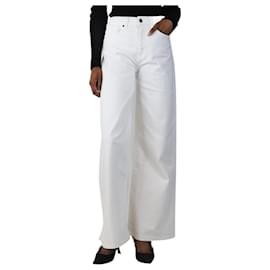 Jeans bianchi a gamba larga - taglia S - Eric Bompard