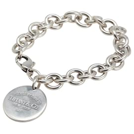 Tiffany & Co Bracciale a catena con etichetta rotonda Tiffany Return