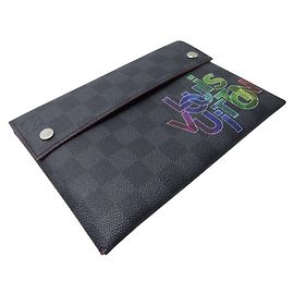 New Louis Vuitton Graphite Alpha Clutch