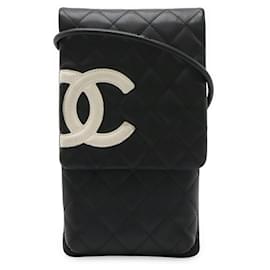 Borsa a spalla in pelle di vitello della linea Cambon di Chanel