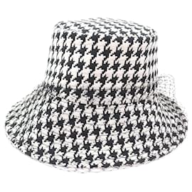 Cappello in tulle a motivo pied-de-poule Christian Dior