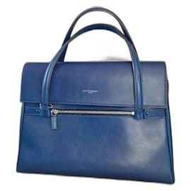 Just Campagne Merveille uby Borsa a mano blu in pelle