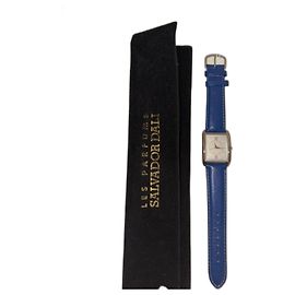 Autre Marque Orologio Salvador Dali cinturino in pelle blu