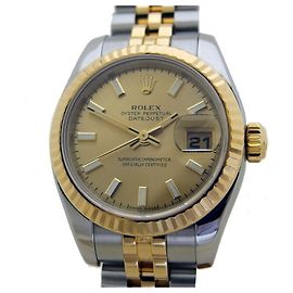 Reloj de Mujer Rolex Datejust en Oro Amarillo de 18K y Acero Inoxidable