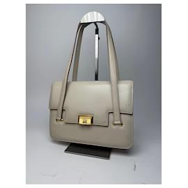 Céline Borsa in pelle vintage Celine bianca