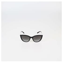 Gafas de sol cat-eye degradadas en negro/dorado de Dolce & Gabbana