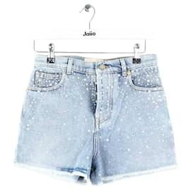 Pantalones cortos mini de algodón azul - Alexandre Vauthier