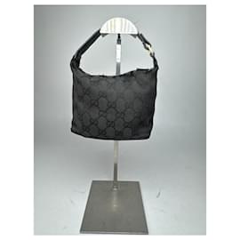 Borsa mini Gucci monogramma vintage nera e marrone