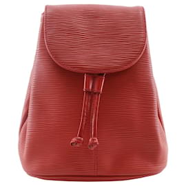 Fendi Mini Rucksack Rot Leder