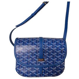 Goyard Belvedere PM Borsa da lavoro Blu in Pelle