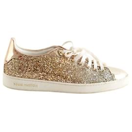 Sneakers FrontRow dorate - Louis Vuitton