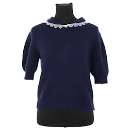 Marineblauer Wollpullover - Paul & Joe