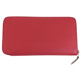 Portafoglio Lungo Azap Silk'in Rosso di Hermès