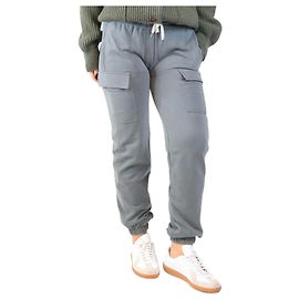 Brunello Cucinelli Grey cuffed cargo joggers - size S