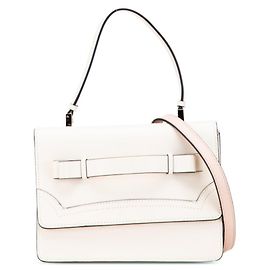 Borsa in pelle rosa e bianca Valentino