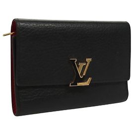 Billetera compacta Capucines de cuero Louis Vuitton