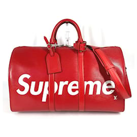 Borsa da viaggio Keepall Bandoulière 45 in pelle Epi Louis Vuitton