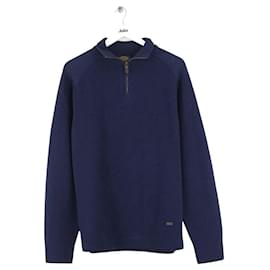 Marineblauer Wollpullover - Tod's
