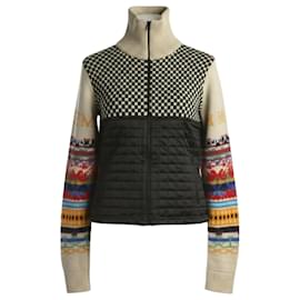 Miu Miu Wolljacke Schwarz Weiß Kariert