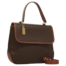 Céline Borsa vintage Celine Triomphe in tela Macadam