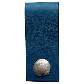 Hermès USB Stick Blue Leather