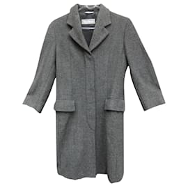 Abrigo Max Mara de lana gris
