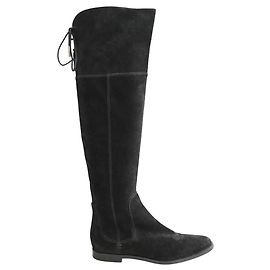 Sergio Rossi Botas de ante negras