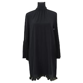 Schwarzes Seidenkleid - Fendi