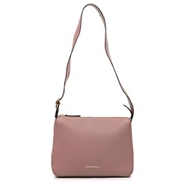 Burberry Piccola Borsa Helmsley in Pelle Grana Rosa