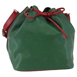Borsa Petit Noé Louis Vuitton in pelle Epi bicolore
